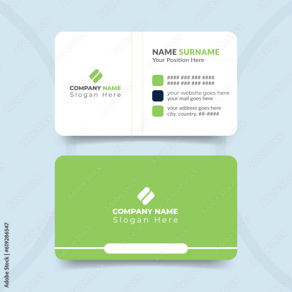 Modern Company Business Card Template For Your Business Agency