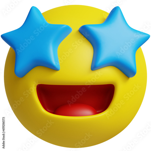 Konstfotografi 3D Star Emoji