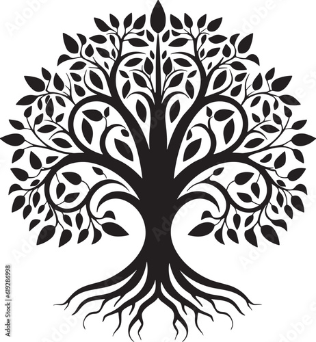 Tree Silhouette, Family Tree