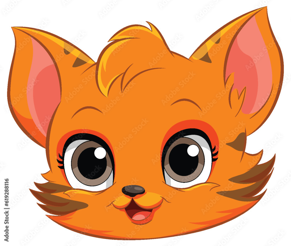 Adorable Cat Cartoon Character Adorable Cat Cartoon Character