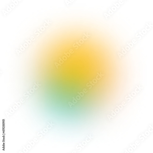 Blur Gradient Circle transparent PNG ball gradient Shining circle holographic blurred circles rainbow color dots. Abstract design elements