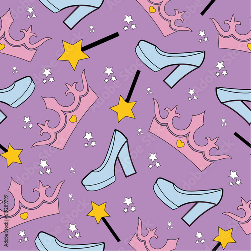 seamless pattern with shoes