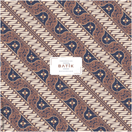 indonesian traditional batik pattern design