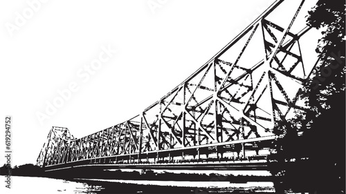 Howrah bridge, Kolkata, India