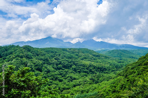 山梨県北杜市八ヶ岳高原大橋の景色