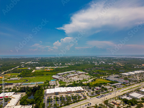 Aerial photo Jensen Beach High School