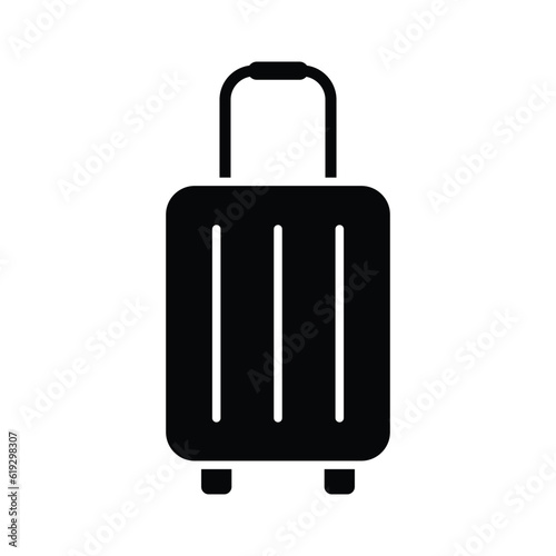 travel bag icon vector design template simple and modern