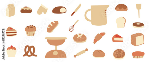 Handdrawn Cute Bakery & Cakes 1