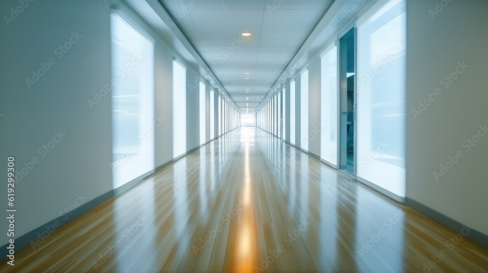 Modern empty office corridor with bright white light and large windows, best for background concepts and ideas for business presentation background, wallpaper and backdrop Modern empty office corridor with bright white light and large windows, best for background concepts and ideas for business presentation background, wallpaper and backdrop