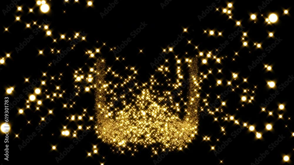 Sparkling Velocity: A Dazzling Flight through Illuminated Particles.