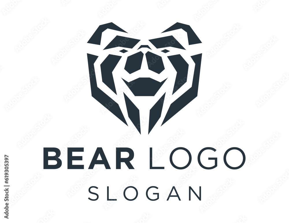 Logo design about Bear on a white background. created using the CorelDraw application. Logo design about Bear on a white background. created using the CorelDraw application.