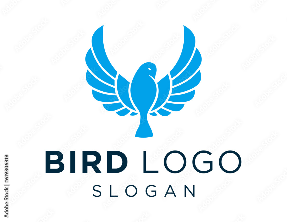 Logo design about Bird on a white background. created using the CorelDraw application. Logo design about Bird on a white background. created using the CorelDraw application.