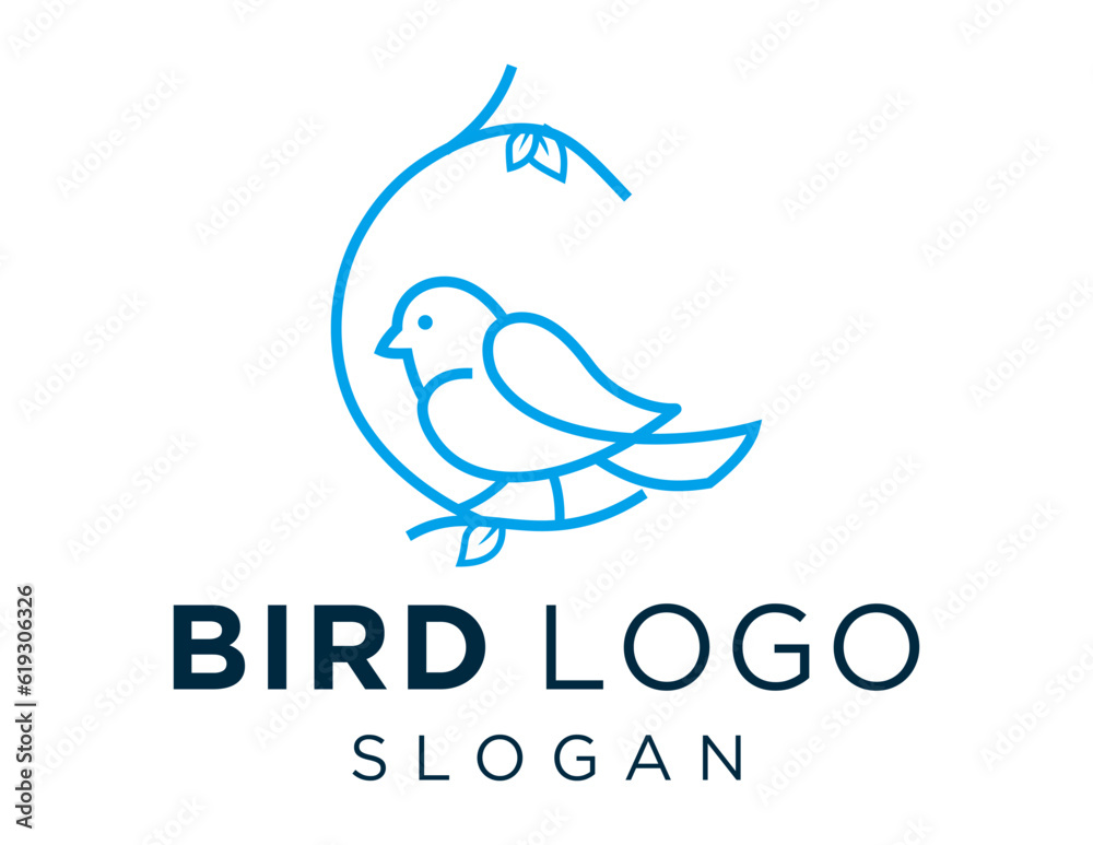 Logo design about Bird on a white background. created using the CorelDraw application. Logo design about Bird on a white background. created using the CorelDraw application.