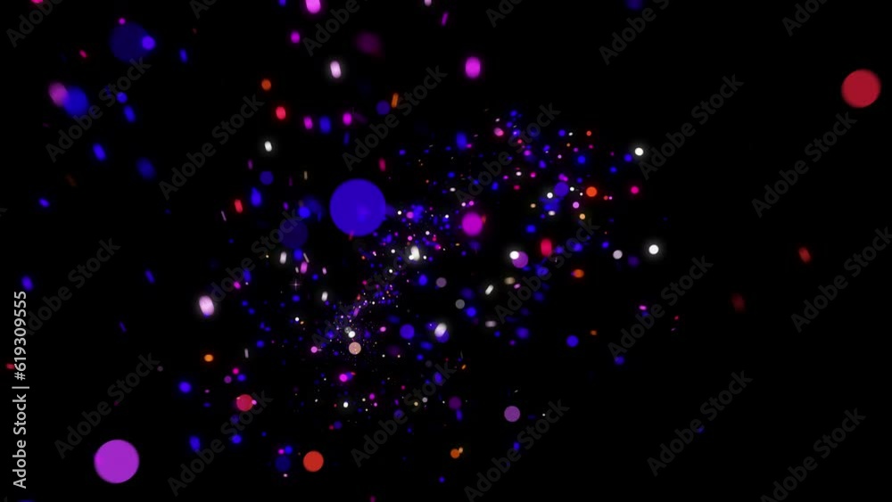 Purple Particle Glittering Transition and overlay flying over the screen Purple Particle Glittering Transition and overlay flying over the screen