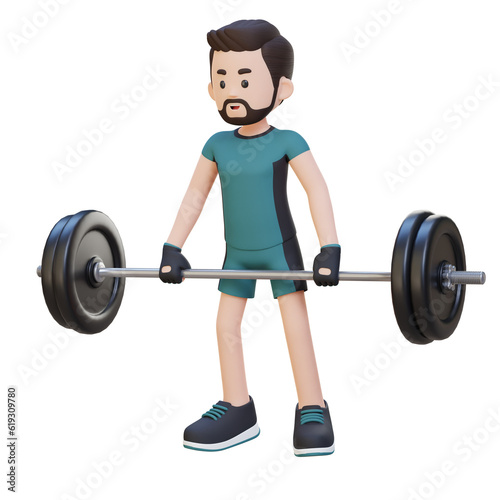 3D Sportsman Character Building Strength and Power with Deadlift Workout