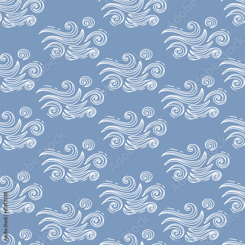 seamless pattern with wind