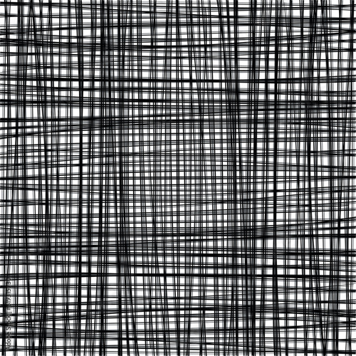 Fishing net with dense black threads