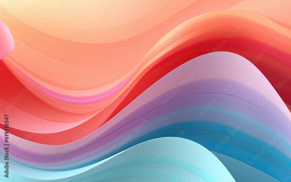 Paste Colors Volumetric Wavy Abstract Background Paste Colors Volumetric Wavy Abstract Background