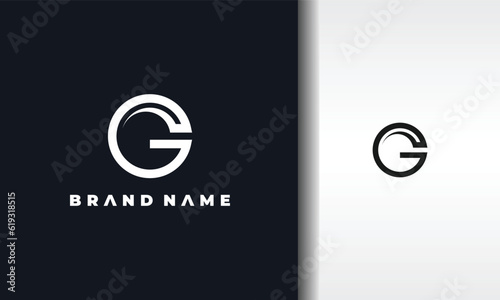 simple initial letter G elegant logo