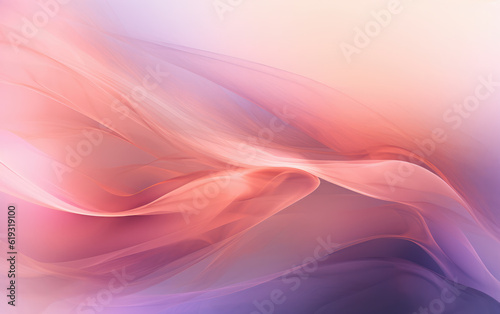 Wallpaper Mural Pink Chiffon Wavy Abstract Background Torontodigital.ca