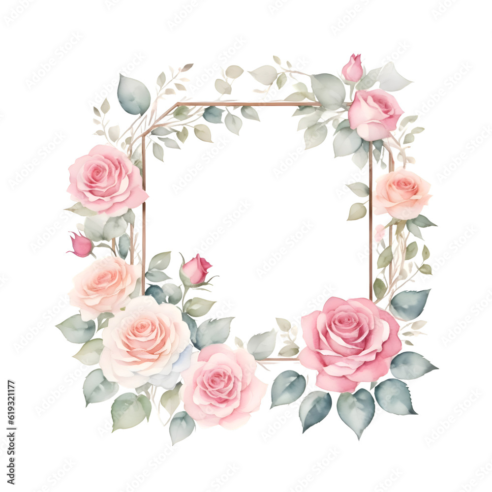roses frame