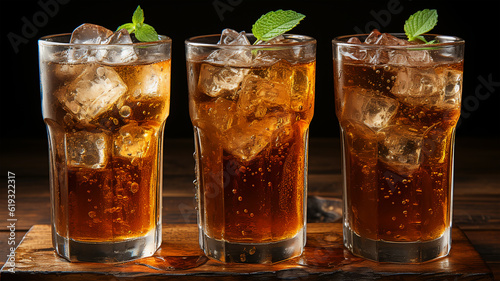 Iced Infatuation  Cola in Glass  A Testament to Timeless Bar Menu Choices