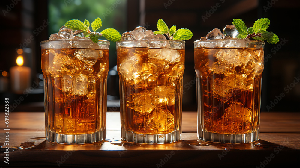 Urban Oasis: Iced Cola Glass, Epitome of Cool in Café Menu Selections Urban Oasis: Iced Cola Glass, Epitome of Cool in Café Menu Selections