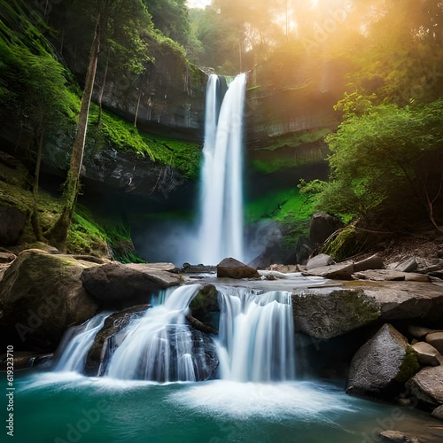 waterfall in the forest