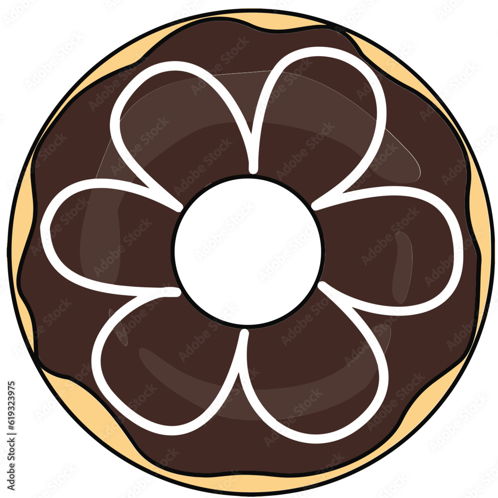 beautiful cartoon Donut illustration.
beautiful cartoon Donut illustration.