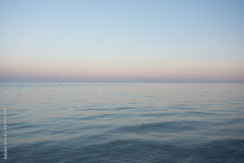 Evening mood on the beach of Ishoj, south of Copenhagen, denmark