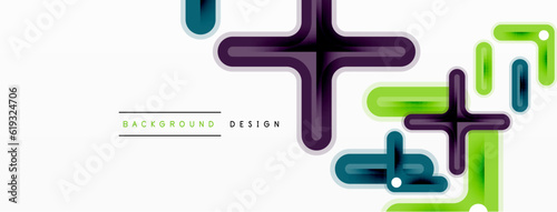 Cross line background minimal geometric template. Design for wallpaper, banner, background, landing page, wall art, invitation, prints, posters