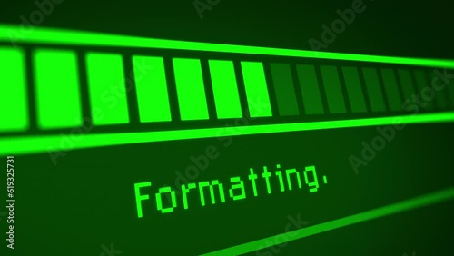 Animated Green Format Progress Bar
