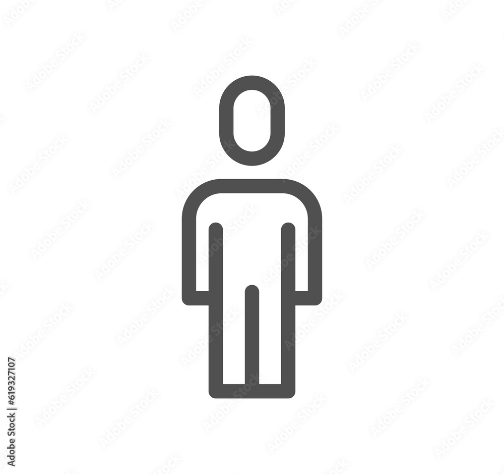 People related icon outline and linear symbol. People related icon outline and linear symbol.