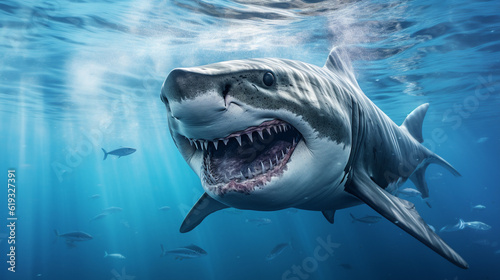 great white shark (Carcharodon carcharias) © Banu