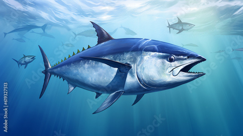 Atlantic bluefin tuna (Thunnus thynnus) photo