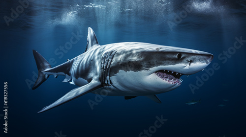 great white shark (Carcharodon carcharias)