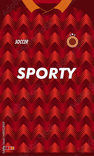 Vector soccer jersey design for sublimation sporty design