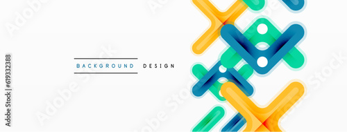 Minimal geometric background cross line. Design for wallpaper, banner, background, landing page, wall art, invitation, prints, posters