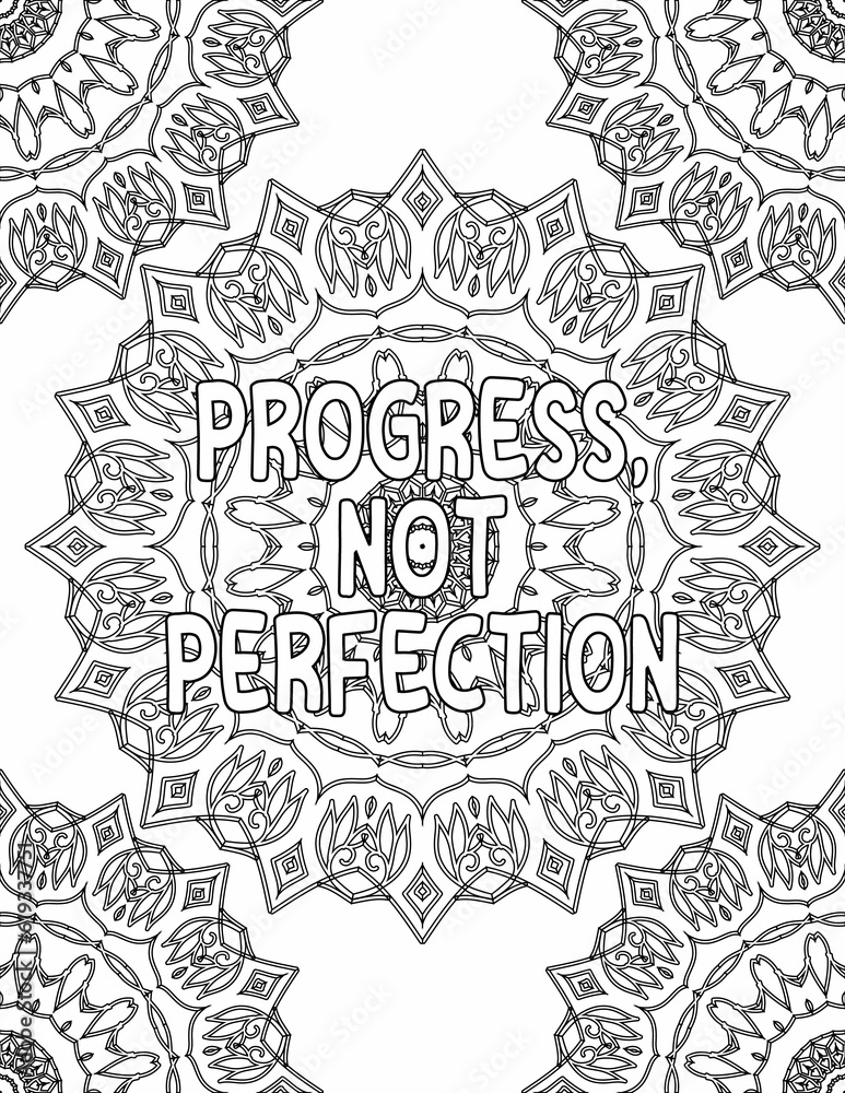 Printable Growth Mindset Coloring sheet, Mandala Coloring Pages for Mindfulness and Stress-free for Kids and Adults