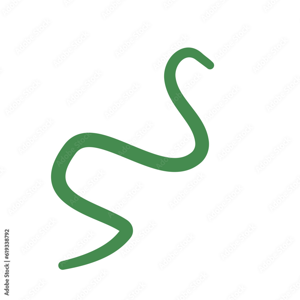 Green Curved Lines