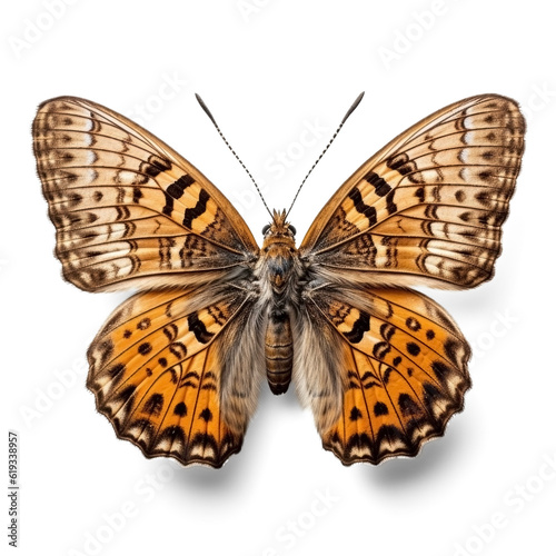 Vivid butterfly isolated on transparent background © AI Petr Images