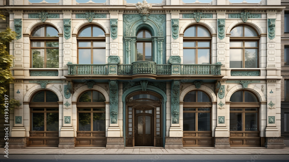 Obraz premium Belle façade vus de face