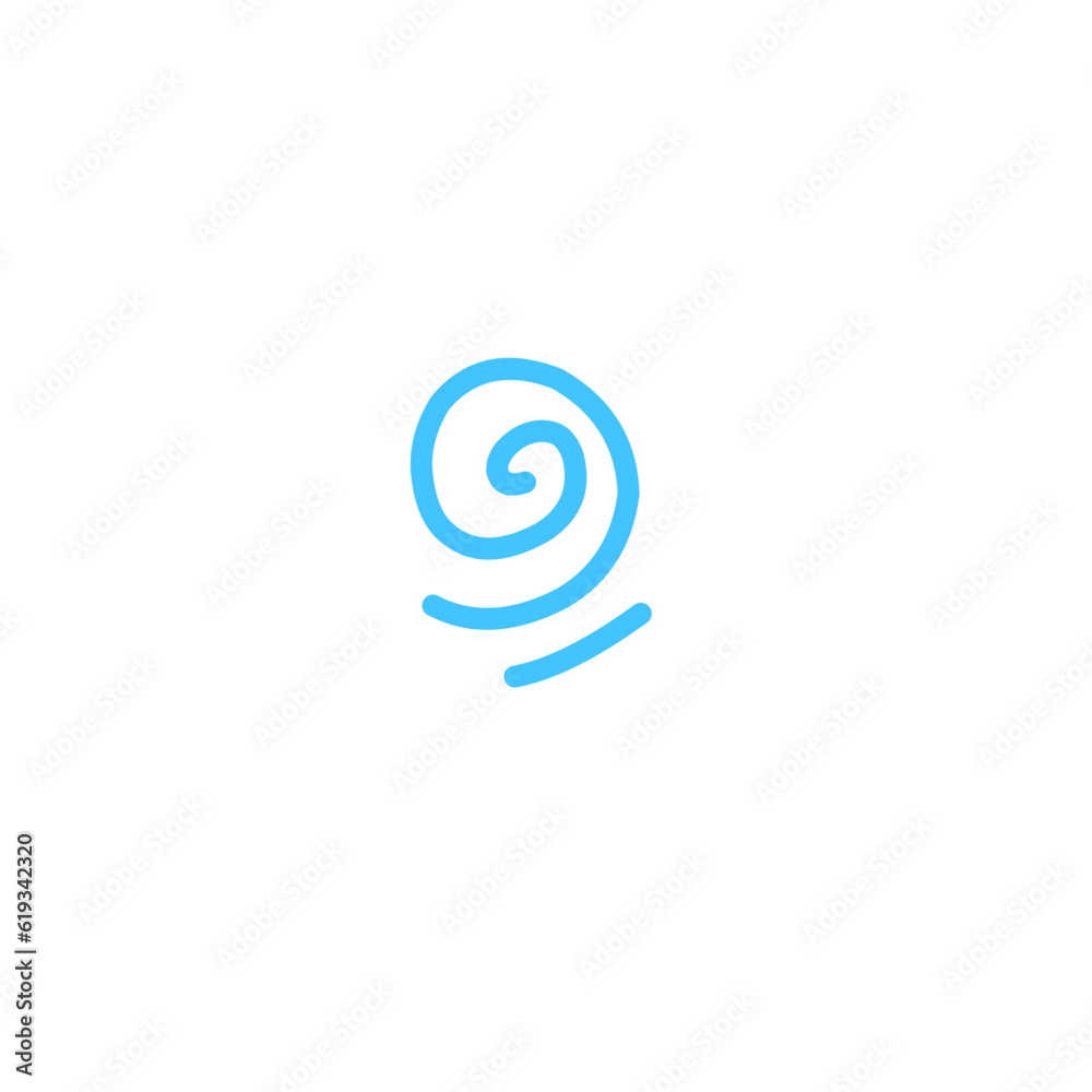Doodle line element Doodle line element