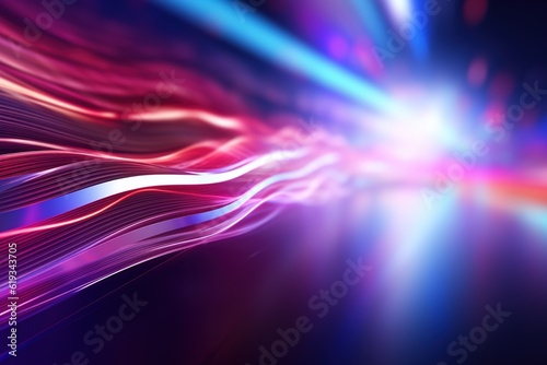 abstract futuristic background with gold PINK blue glowing neon moving high speed wave lines and bokeh lights. Data transfer concept Fantastic wallpaper