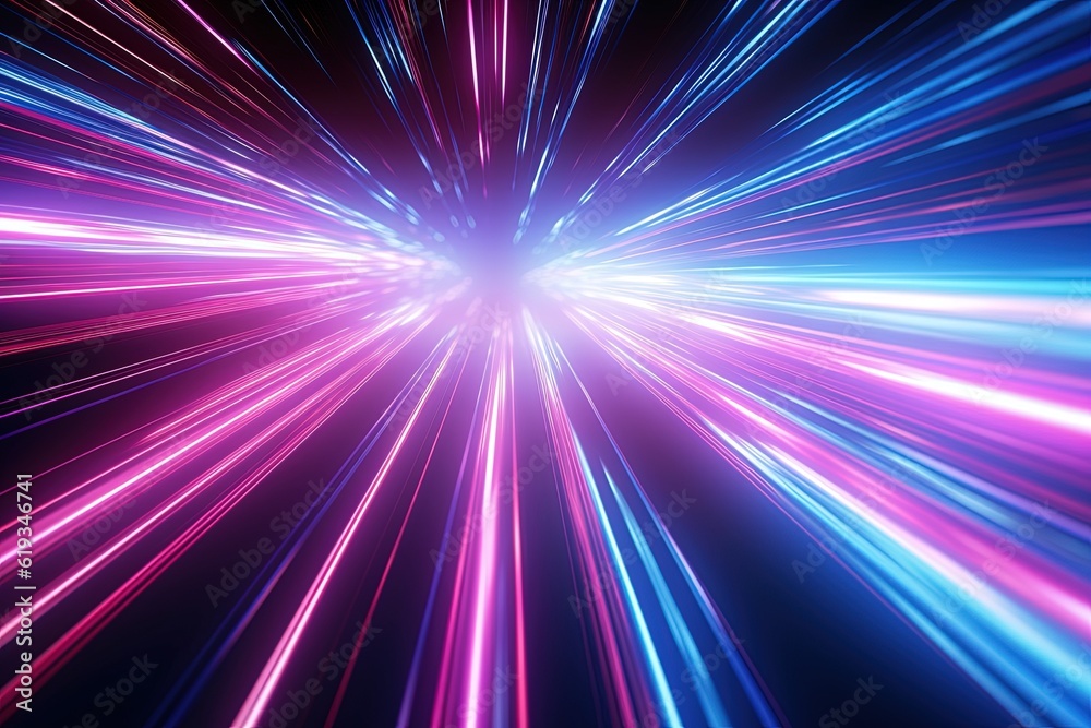 abstract futuristic background with gold PINK blue glowing neon moving high speed wave lines and bokeh lights. Data transfer concept Fantastic wallpaper