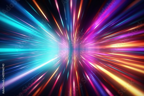 abstract futuristic background with gold PINK blue glowing neon moving high speed wave lines and bokeh lights. Data transfer concept Fantastic wallpaper