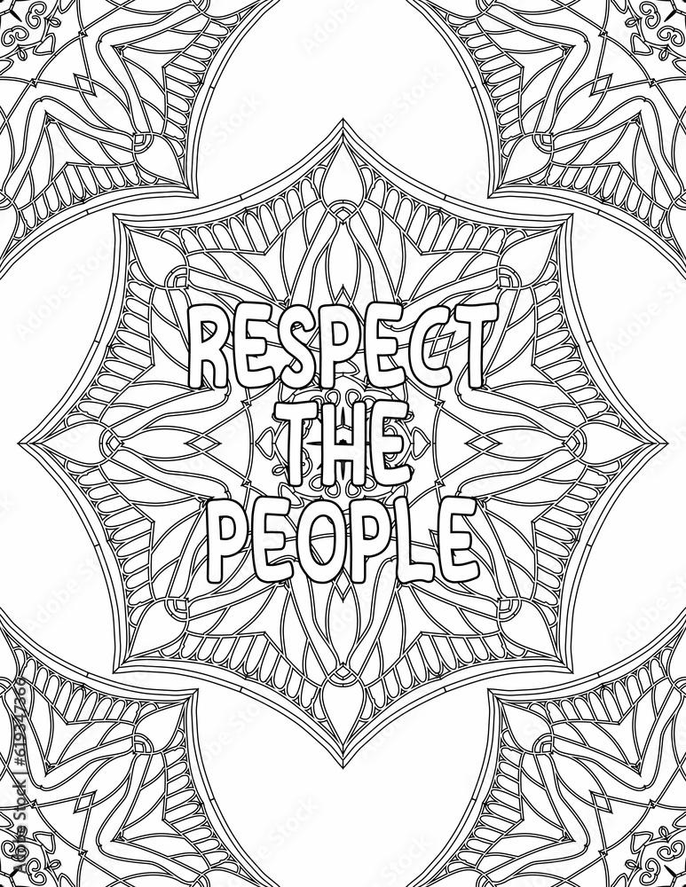 Printables Kindness Coloring Pages, Mandala Coloring Pages for Mindfulness and Relaxation for Kids and Adults