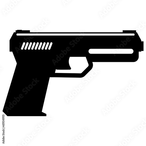 pistol, gun