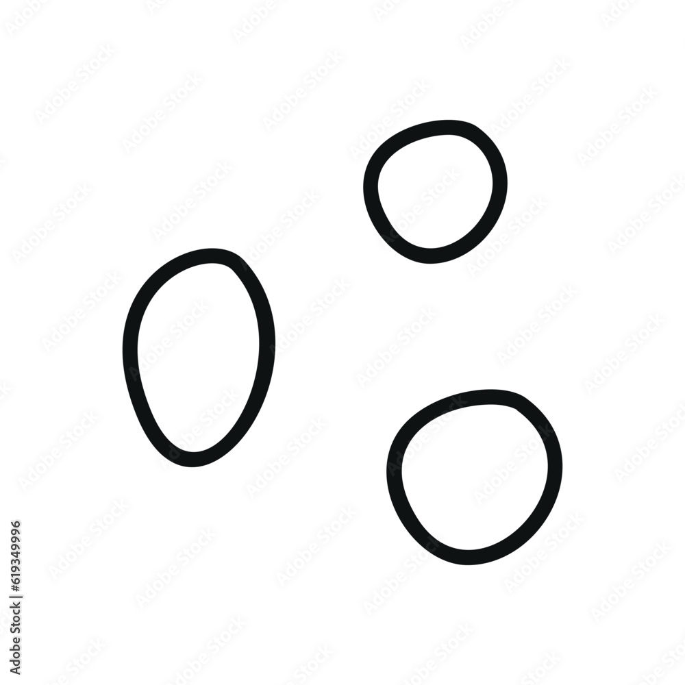 Hand drawn linear vector illustration of rocks Hand drawn linear vector illustration of rocks