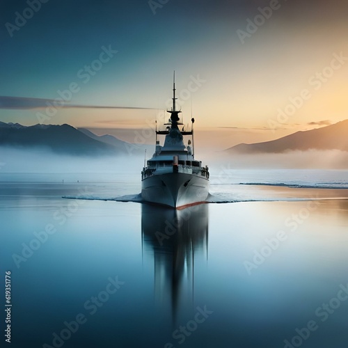 A ship in the ocean, Generative AI 
